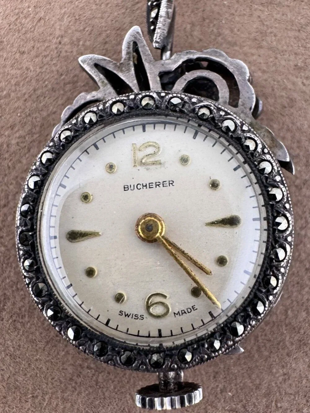 Bucherer Vintage Marcasite 